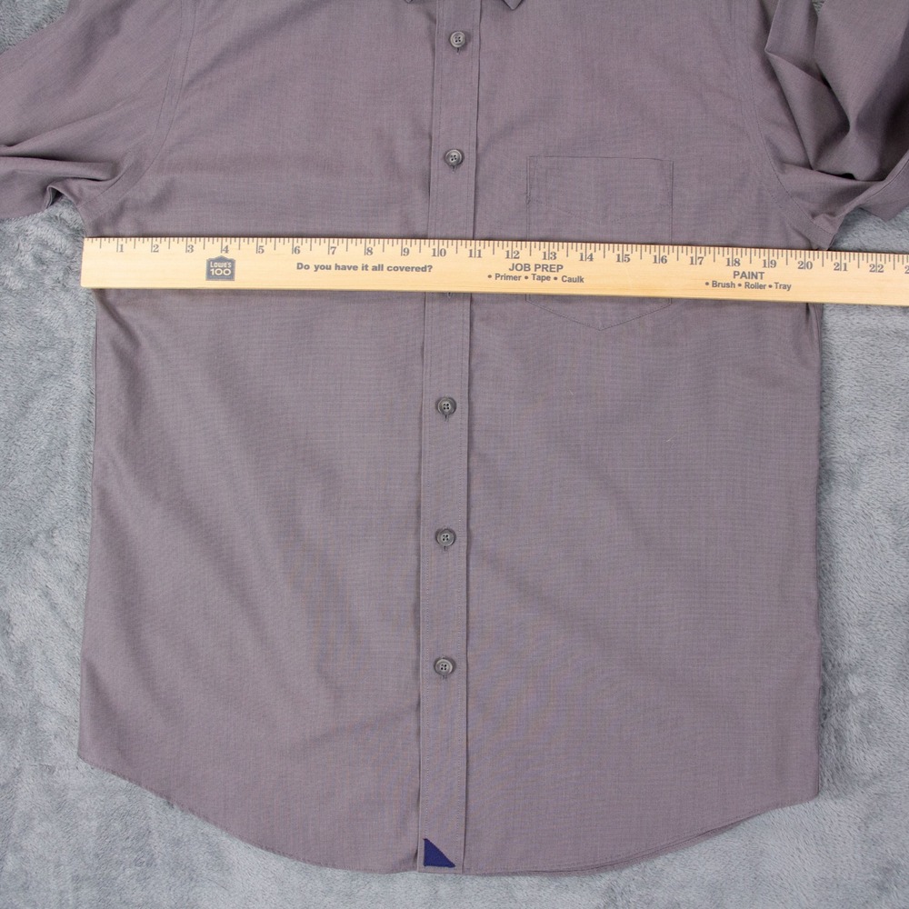 UNTUCKit Sangiovese Mens M Slim Fit Wrinkle Free Shirt Grey - Picture 7 of 12